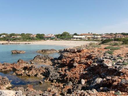 Chalet Cerca De La Playa Cala' en Bosch Bagian luar foto